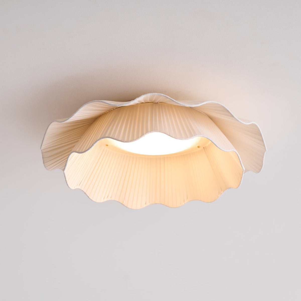 Tirah Plafonnier en tissu ondulé