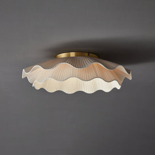 Tirah Plafonnier en tissu ondulé