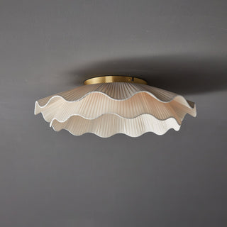 Tirah Plafonnier en tissu ondulé