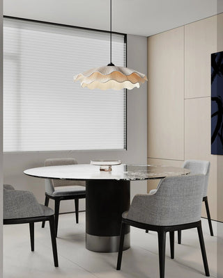 Ellorel Lampe Suspendue en Tissu Wave Brass