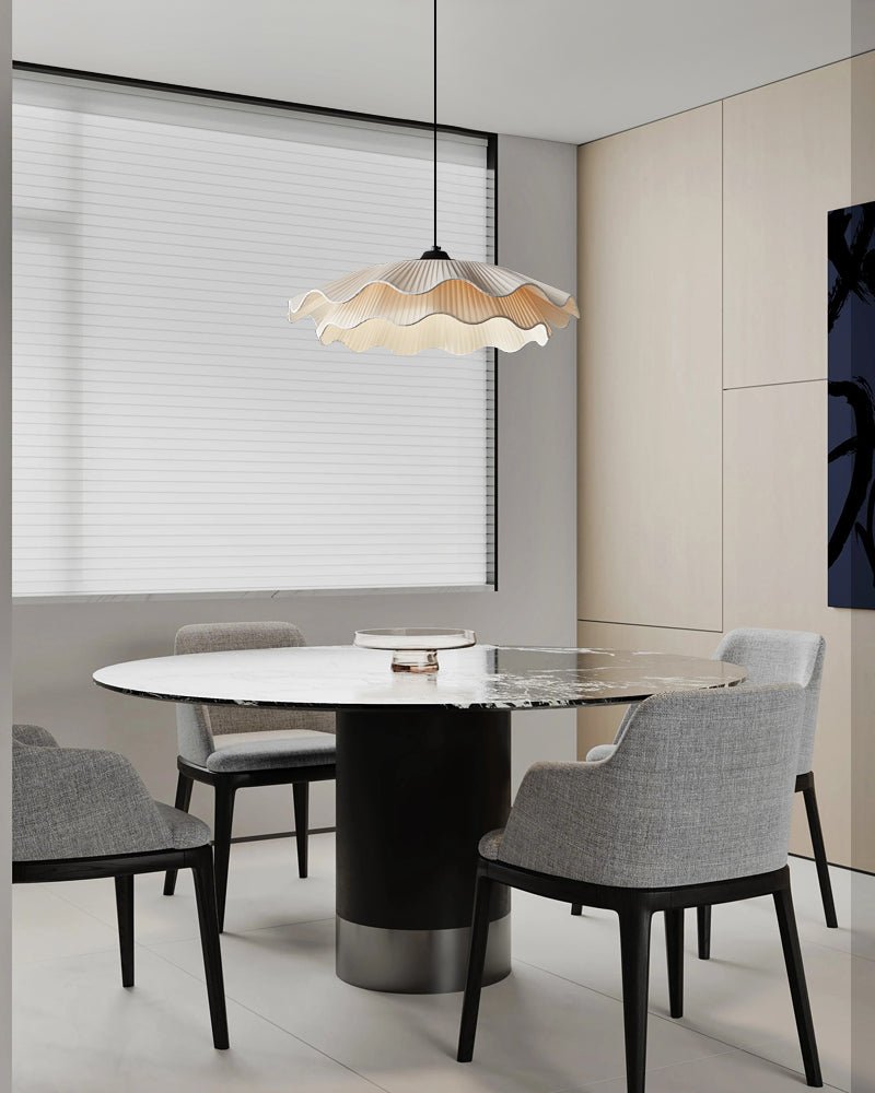Aurista Lampe Suspendue en Tissu Wave Brass