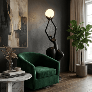 Ascend Grace Sculpture Lamp-Neutral Decor