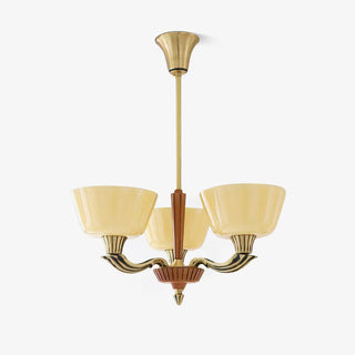 Lustra Lustre Vintage à Abat-jour Évasé