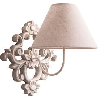 Alvuvys Moderne Prime Élégance Tissu Métal Applique Murale