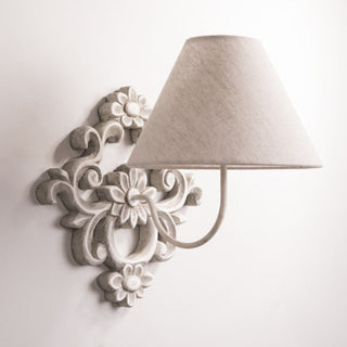 Alvuvys Moderne Prime Élégance Tissu Métal Applique Murale