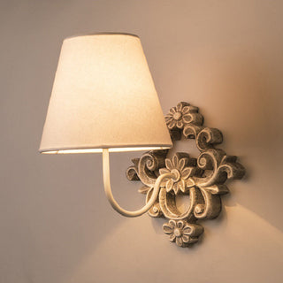 Alvuvys Moderne Prime Élégance Tissu Métal Applique Murale