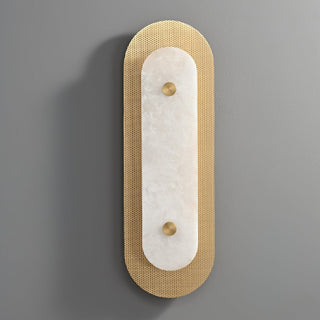 Celaeeth Applique Murale Ovale en Albâtre