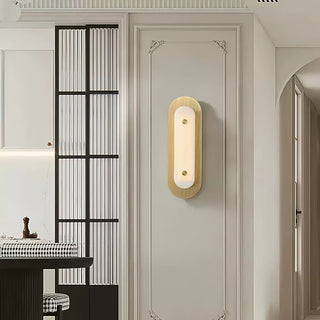 Celaeeth Applique Murale Ovale en Albâtre