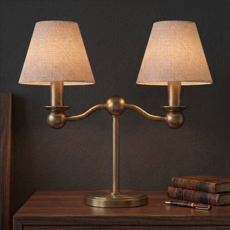Graftwick Lampe De Table En Tissu