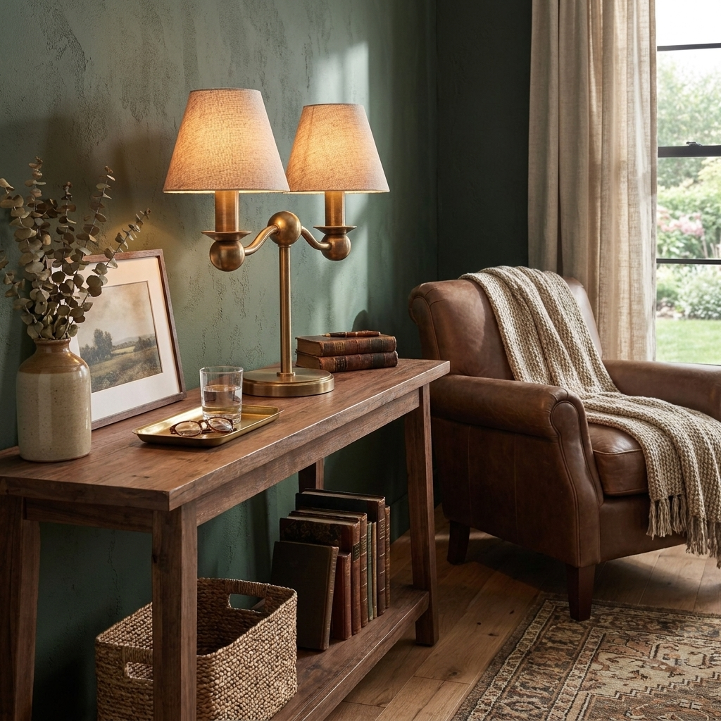 Graftwick Lampe De Table En Tissu