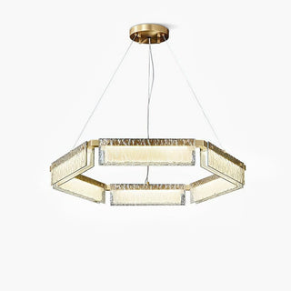 Hexa Lustre en Verre De Luxe