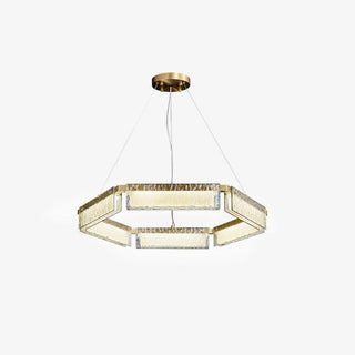 Hexa Lustre en Verre De Luxe