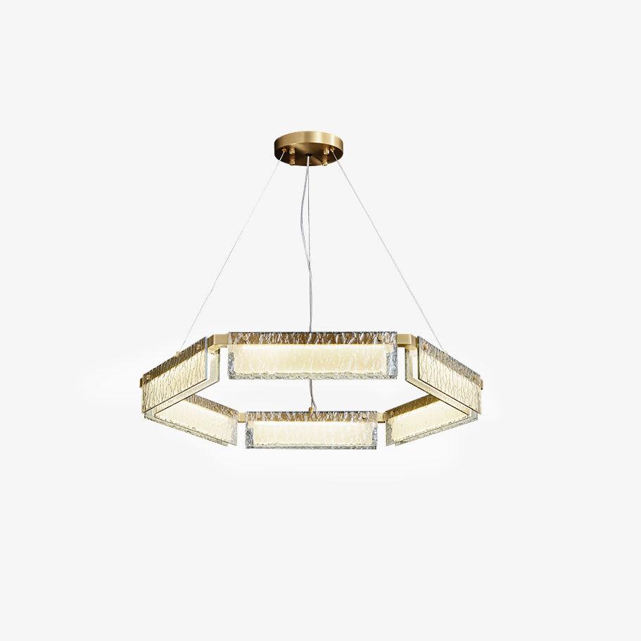 Hexa Lustre en Verre De Luxe