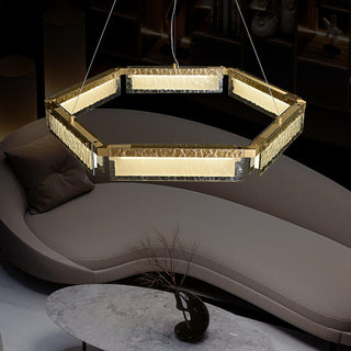 Hexa Lustre en Verre De Luxe