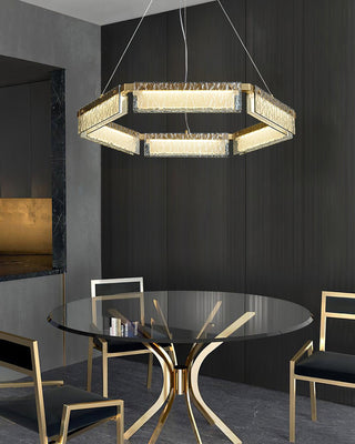 Hexa Lustre en Verre De Luxe