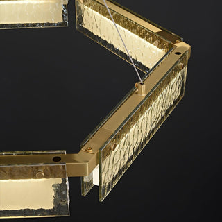 Hexa Lustre en Verre De Luxe