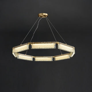 Hexa Lustre en Verre De Luxe