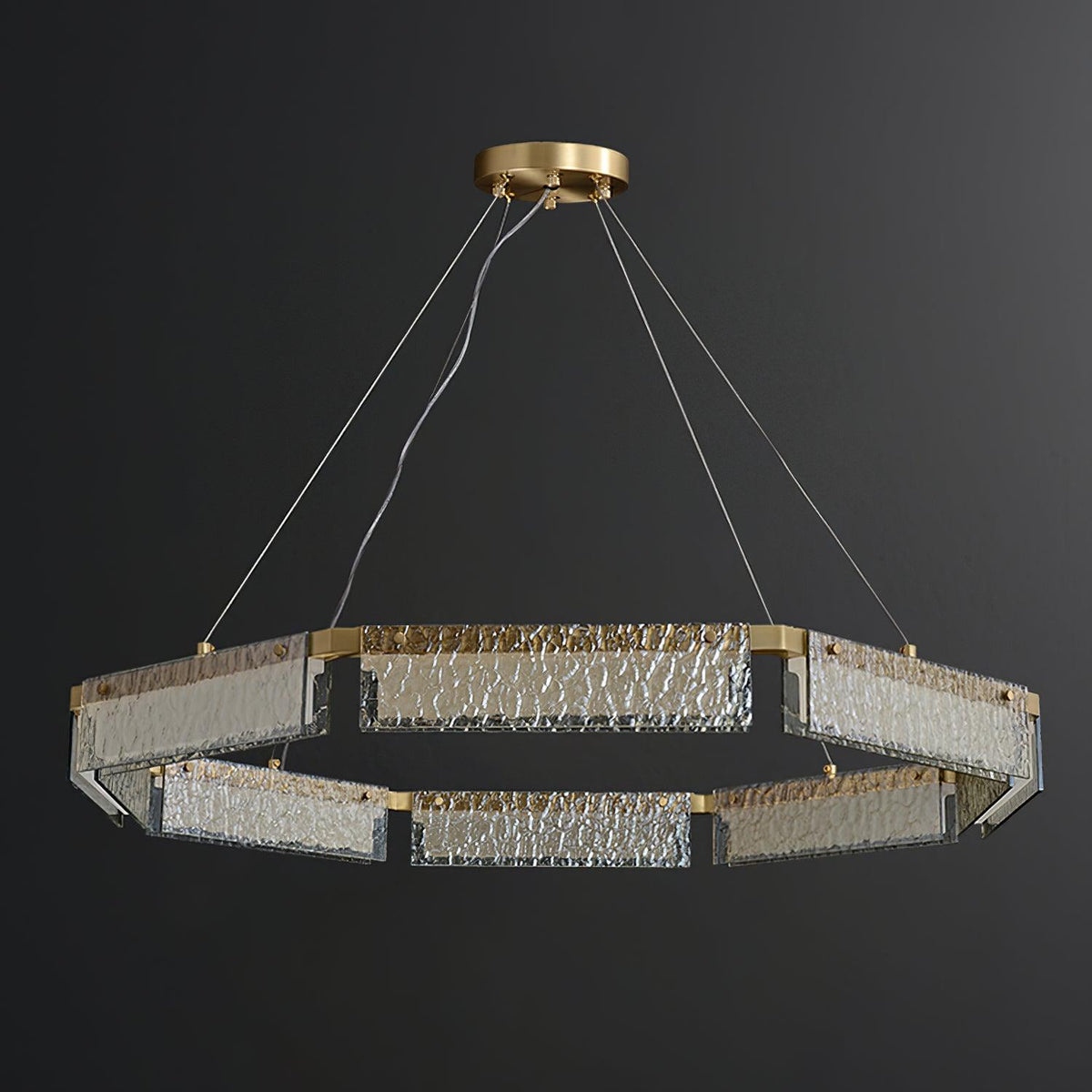 Hexa Lustre en Verre De Luxe