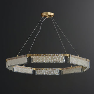 Hexa Lustre en Verre De Luxe
