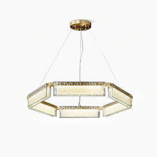 Hexa Lustre en Verre De Luxe