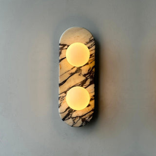 Utheisra Applique Murale Élégance Verre Marbre