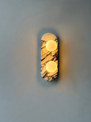 Utheisra Applique Murale Élégance Verre Marbre