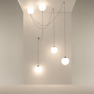 Asteris Multi Globe Pendant Lamp-Neutral Decor