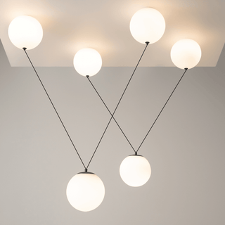 Asteris Multi Globe Pendant Lamp-Neutral Decor
