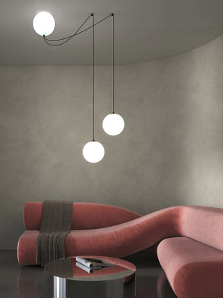 Asteris Multi Globe Pendant Lamp-Neutral Decor