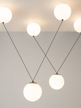 Asteris Multi Globe Pendant Lamp-Neutral Decor
