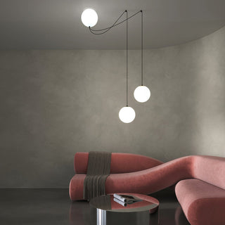 Asteris Multi Globe Pendant Lamp-Neutral Decor