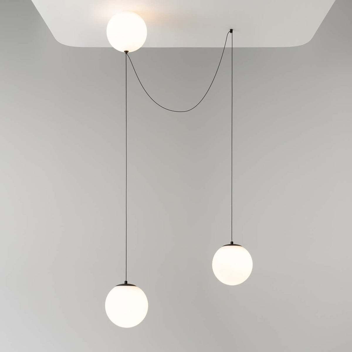 Asteris Multi Globe Pendant Lamp-Neutral Decor