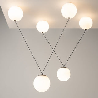 Asteris Multi Globe Pendant Lamp-Neutral Decor