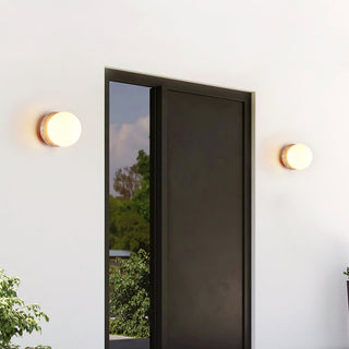 Caliror Ronde-Plaque Travertin Luminaire Mural