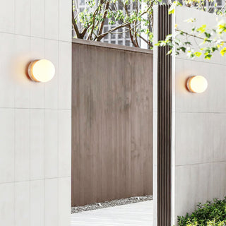 Caliror Ronde-Plaque Travertin Luminaire Mural