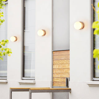 Caliror Ronde-Plaque Travertin Luminaire Mural