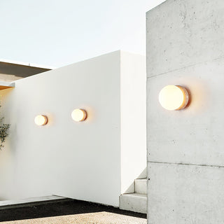 Caliror Ronde-Plaque Travertin Luminaire Mural