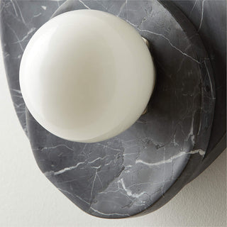 Astr Moderne Minimaliste Unique Pierre Verre Applique Murale