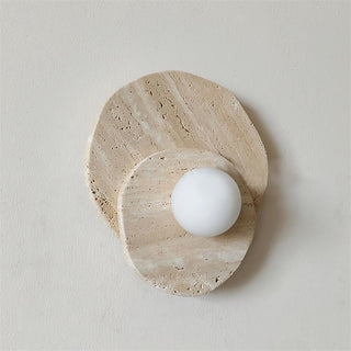Astr Moderne Minimaliste Unique Pierre Verre Applique Murale