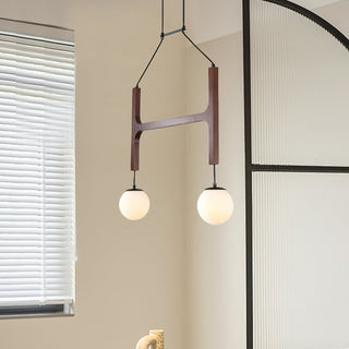 Terra Lustre Géométrique en Bois