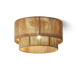Cevynara Lampe Plafonnier Tissée Naturelle Élégance