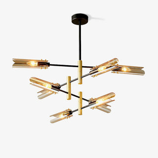 Lustra Lustre Double 6-Luminaires Moderne
