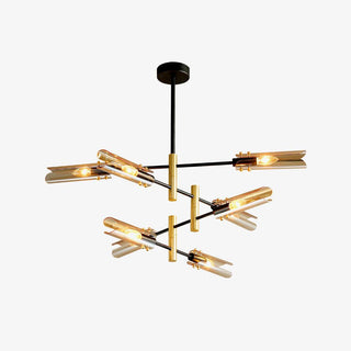 Lustra Lustre Double 6-Luminaires Moderne