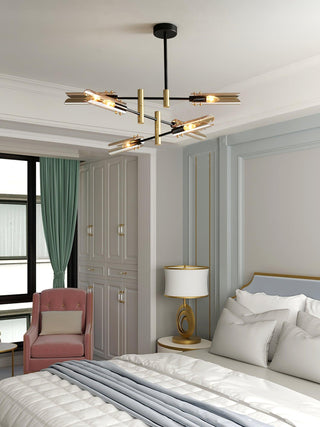 Lustra Lustre Double 6-Luminaires Moderne