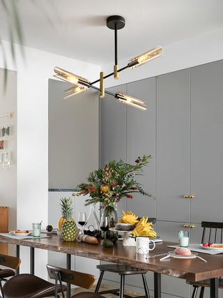 Lustra Lustre Double 6-Luminaires Moderne