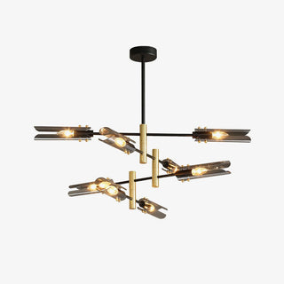 Lustra Lustre Double 6-Luminaires Moderne
