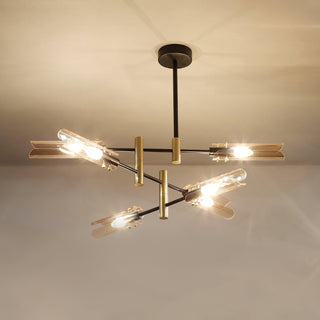 Lustra Lustre Double 6-Luminaires Moderne