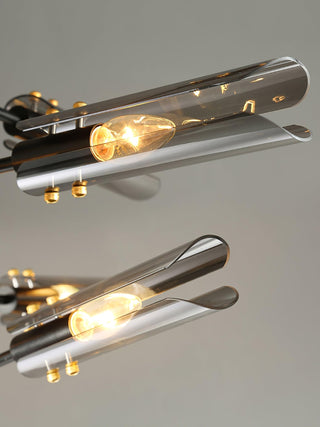 Lustra Lustre Double 6-Luminaires Moderne