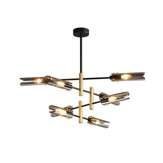 Lustra Lustre Double 6-Luminaires Moderne