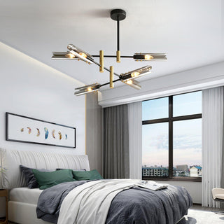Lustra Lustre Double 6-Luminaires Moderne